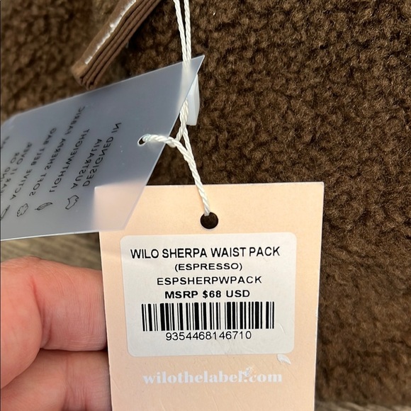 Wilo The Brand Espresso Sherpa Crossbody Bag 🤎🤍 - Picture 5 of 10